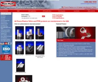Fluoropolymerproducts.com(Fluoro-Plastics, Inc) Screenshot
