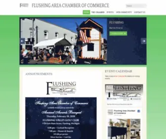 Flushingchamber.com(Flushing Area Chamber of Commerce) Screenshot