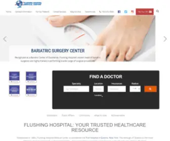 Flushinghospital.org(Flushing Hospital Medical Center) Screenshot