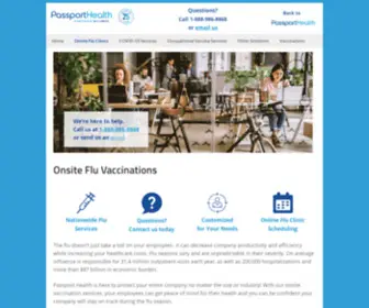 Flushotsusa.com(Flu Shots) Screenshot