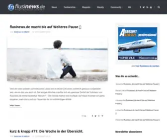 Flusinews.de(Flugsimulation erleben) Screenshot