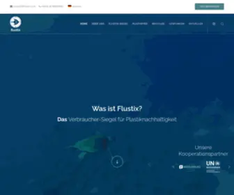 Flustix.com(Plastikfreie Produkte zertifizieren mit dem flustix) Screenshot