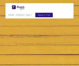 Flutch.in(Influencer Marketing Platform India) Screenshot