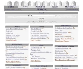Flutes.tk(The flute portal for all flutists) Screenshot