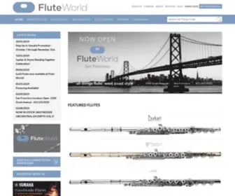 Fluteworld.com(Flute World) Screenshot