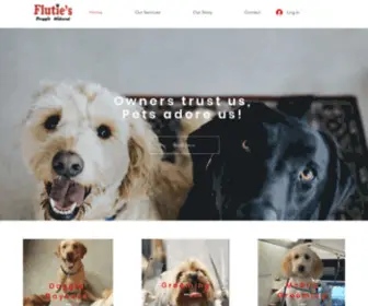 Flutiesgroomandboard.com(Dog Grooming Dog Boarding Doggie Daycare) Screenshot