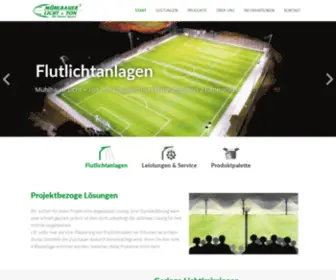 Flutlicht.de(Sportstättenbeleuchtung) Screenshot