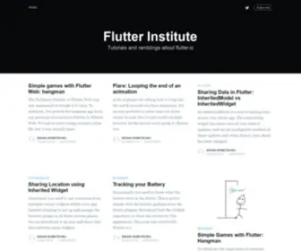 Flutter.institute(Flutter Institue) Screenshot