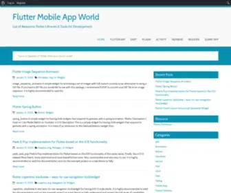 FlutterappWorld.com(Flutter Packages) Screenshot