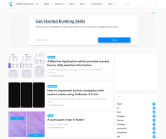 Flutterawesome.com(An awesome list) Screenshot