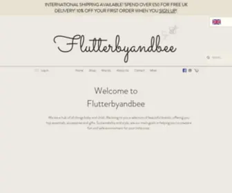 Flutterbyandbee.com(Baby & Child Store) Screenshot