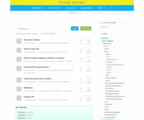 Flutterdersleri.com(Flutter Dersleri) Screenshot