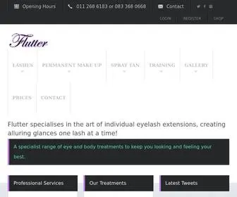 Fluttereyelash.co.za(Flutter Eyelash) Screenshot