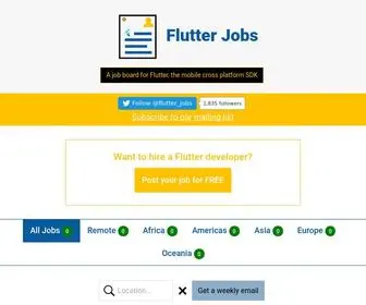 Flutterjobs.info(Flutter Jobs) Screenshot