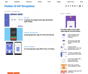 Flutterkit.dev(Flutter UI Kit Templates) Screenshot