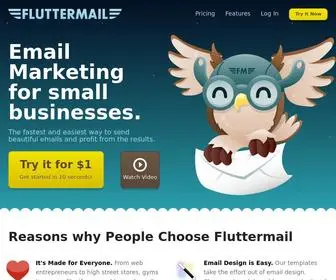 Fluttermail.com(Email Marketing for Small Businesses) Screenshot