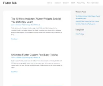 Fluttertalk.com(Flutter Talk) Screenshot