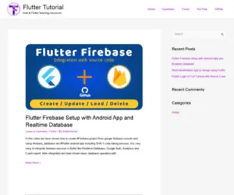 Fluttertutorial.net(Fluttertutorial) Screenshot