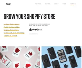 Flux.agency(Ecommerce Agency) Screenshot