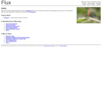 Flux.org.uk(Will Green) Screenshot