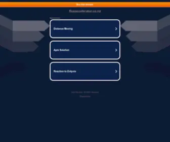Fluxaccelerator.co.nz(Icehouse Ventures) Screenshot
