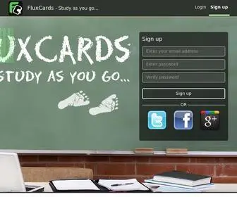 Fluxcards.de Screenshot