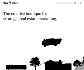 FluxDMC.com(Tucson Creative Agency for Real Estate Marketing) Screenshot