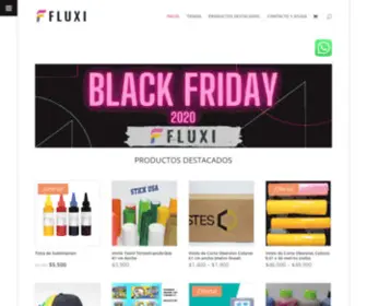 Fluxi.cl(Articulos de Marketing e Insumos Gráficos para profesionales) Screenshot