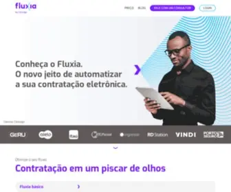 Fluxia.com.br(Fluxia by Clicksign) Screenshot