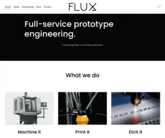 Fluxprototype.com(FLUX ENGINEERING) Screenshot