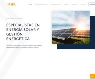 Fluxsolar.cl(Paneles Solares para Hogar y Empresas) Screenshot