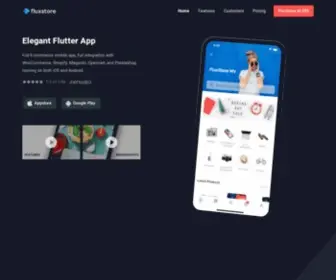 Fluxstore.app(Elegant Flutter and React Native Mobile Full App) Screenshot