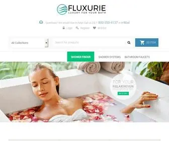 Fluxurie.com(Luxury for your Bath) Screenshot