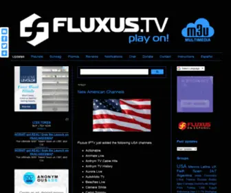 Fluxustv.blogspot.com(Fluxus iptv) Screenshot