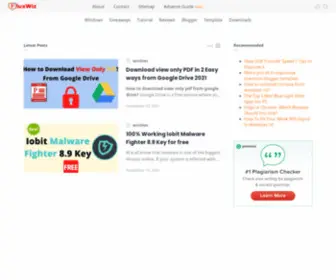 Fluxwiz.in(A Versatile Blog) Screenshot