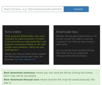 FLvto.video(Flvto youtube downloader) Screenshot