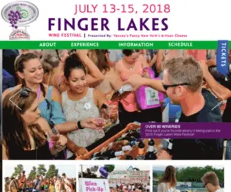 Flwinefest.com(Finger Lakes Wine Festival) Screenshot