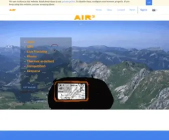 FLY-Air3.com(AIR³ (AIR3)) Screenshot