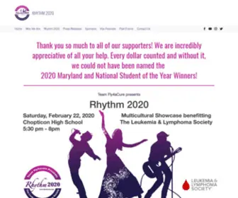 FLY4Acure.org(Rhythm 2020) Screenshot