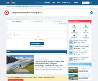 FLY4Free.com(Netherlands flight deals) Screenshot