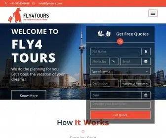 FLY4Tours.com(The Fly4Tours) Screenshot