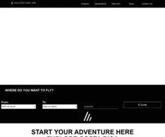 Flyadventureair.com(Fly Adventure Air) Screenshot