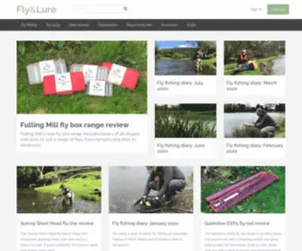 Flyandlure.org(The UK's biggest fly fishing gear review blog) Screenshot