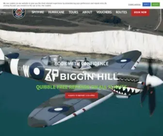 Flyaspitfire.com(Fly a Spitfire Biggin Hill) Screenshot