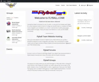 FLyball.com(Flyball Teams and Dogs) Screenshot