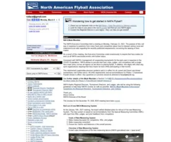 FLyball.org(North American Flyball Association) Screenshot