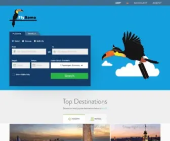 FLybama.com(Book Flight and Hotel Worldwide) Screenshot