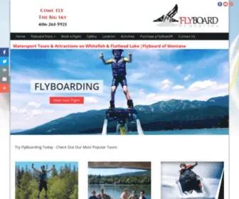 FLyboardofmontana.com(Flyboarding) Screenshot