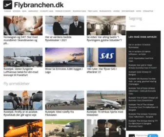 FLYbranchen.dk(Nyheder, analyser og kommentarer fra dansk og international luftfart) Screenshot