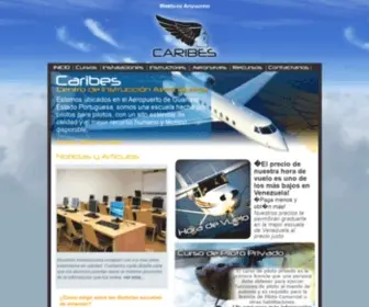 FLycaribes.com(Centro de Instruccion Aeronautica Caribes) Screenshot